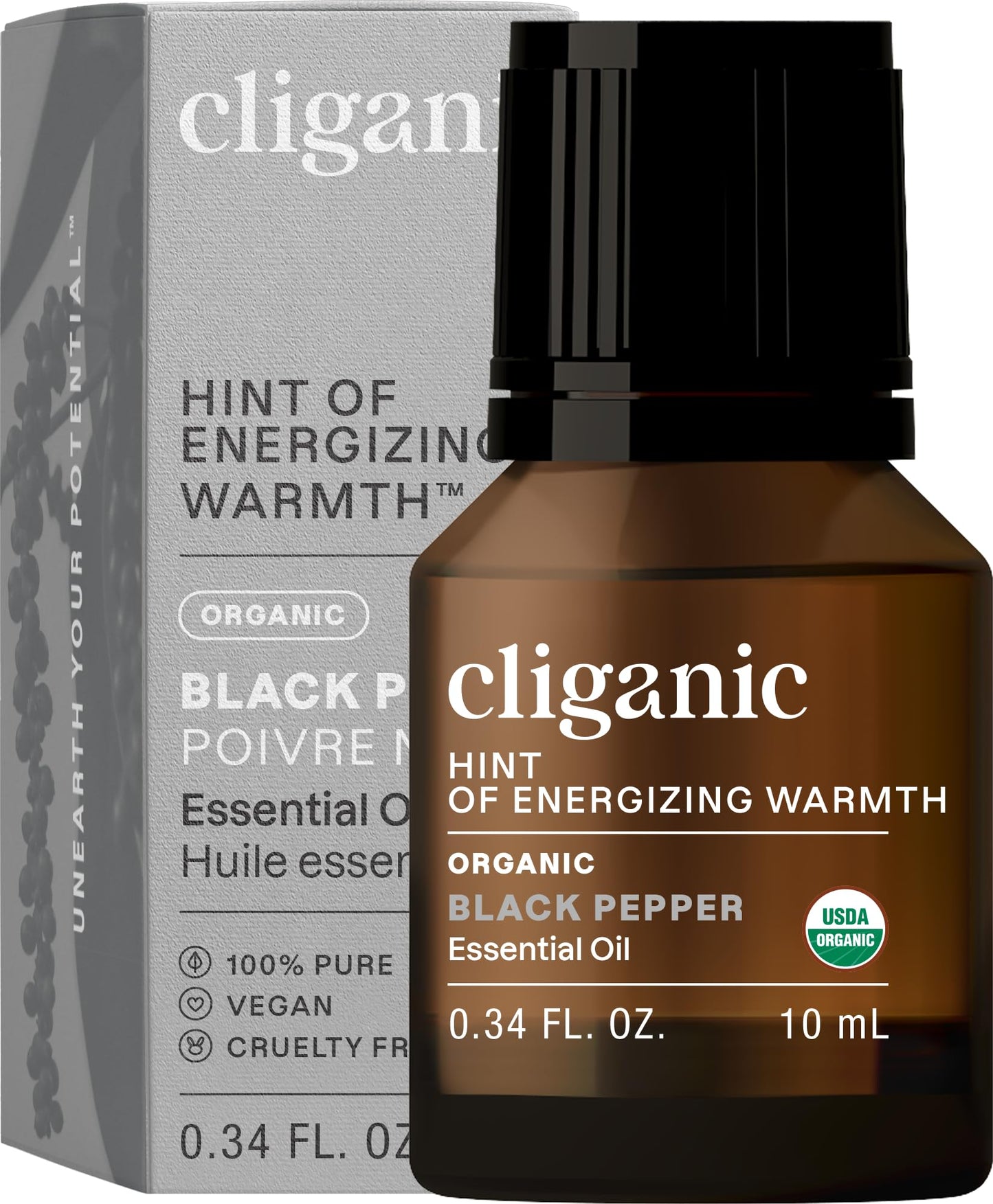 Cliganic Organic Lavender Essential Oil - 100% Pure Natural Undiluted, for Aromatherapy Diffuser | Non-GMO Verified (Packaging May Vary)