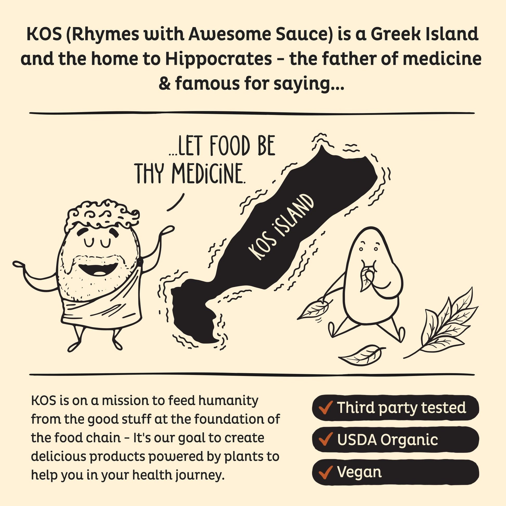 KOS Vegan Protein Powder Erythritol Free, Vanilla USDA Organic - Pea Protein Blend, Plant Based Superfood Rich in Vitamins & Minerals - Keto, Dairy Free - Meal Replacement for Women & Men, 28 Servings - Nirvana Guru