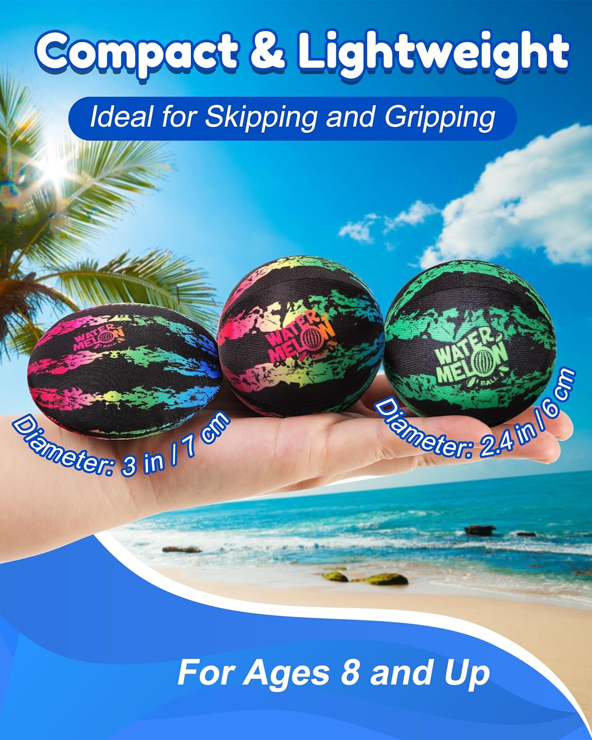 6.5" Junior & 9" Original Green Ball & 2.4'' Skpping Ball & 3'' Disc Set Nirvana Guru
