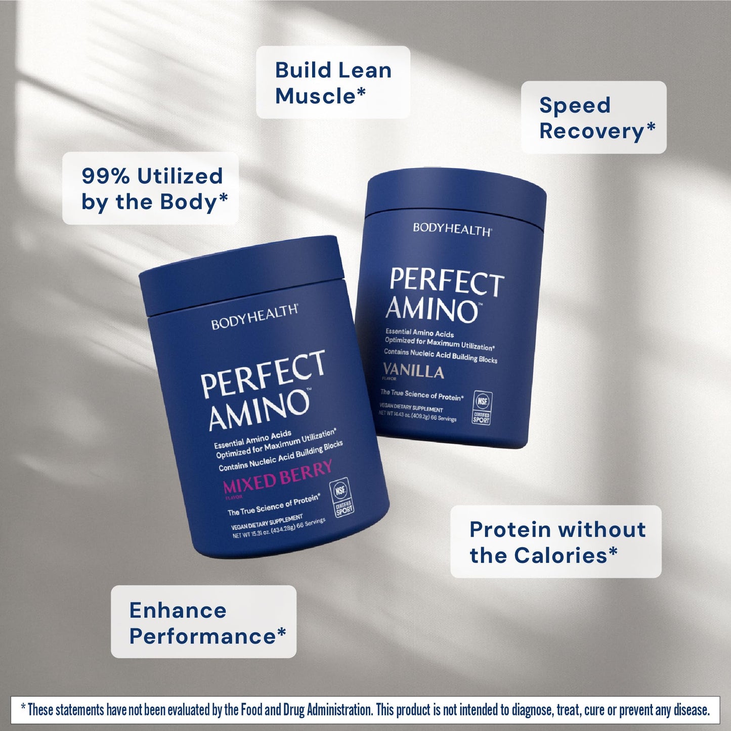 BodyHealth PerfectAmino Powder - BCAA and EAA Powder for Pre and Post Workout - Amino Acid Energy Drink for Men and Women to Support Lean Muscle and Recovery - Strawberry - 30 Servings Nirvana Guru