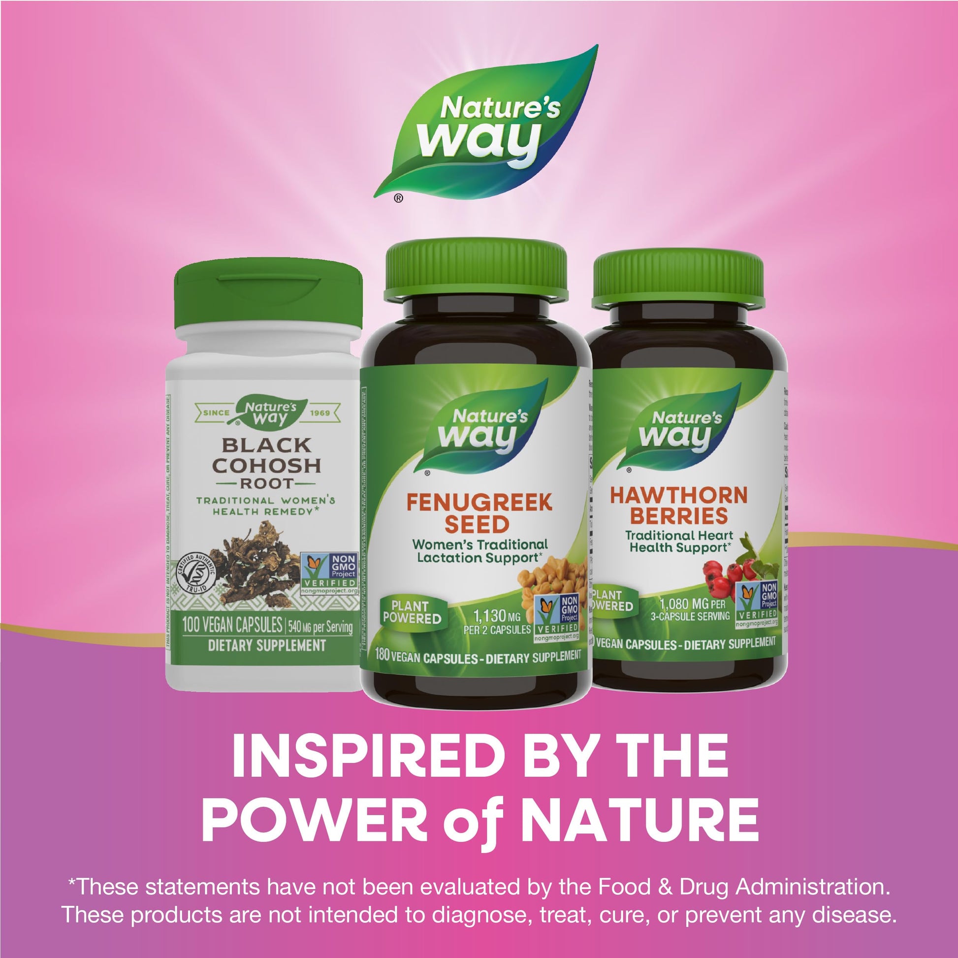 Nature's Way Fenugreek Seed Supplement, Fenugreek for Traditional Breastfeeding Lactation Support*, Non-GMO Project Verified, Vegan, 100 Capsules (Packaging May Vary) Nirvana Guru