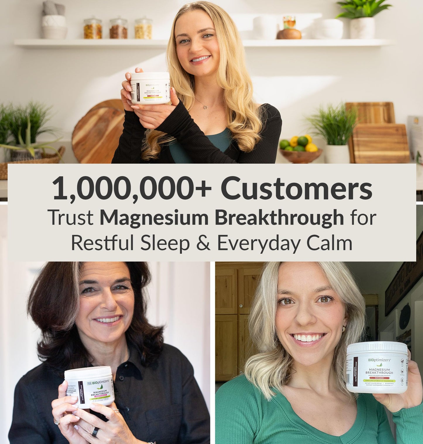 BIOptimizers Magnesium Breakthrough Drink - 8 Forms of Magnesium, Electrolytes, Sleep Health, Stress, Muscle Recovery, Heart Support | Glycinate, Citrate, Malate- Raspberry Lemon Nirvana Guru