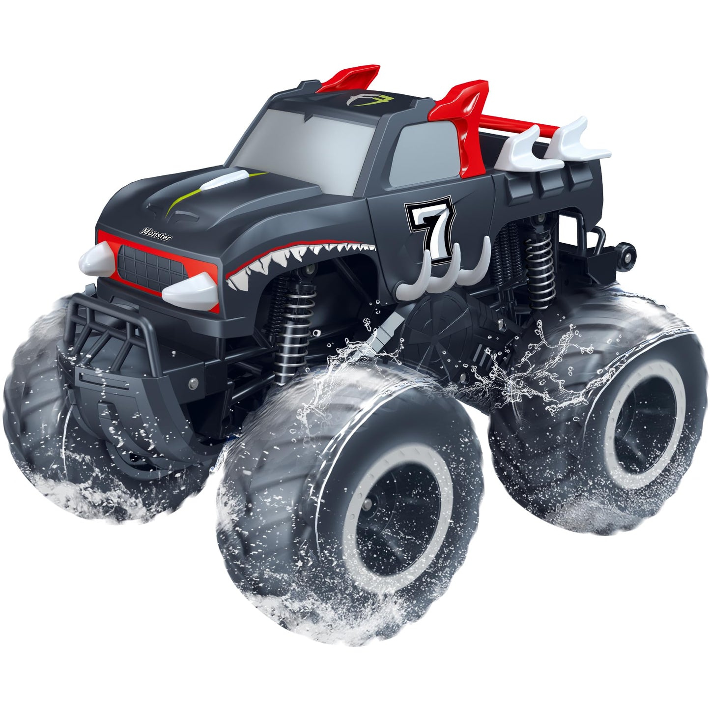 Threeking 1:16 Waterproof Monster Truck Toys RC Cars Amphibious Remote Control Car Trucks 4WD All Terrain Off-Road Pickup Toy for 6 7 8 9 10 11 12 Year Old Boys Girls Kids Gifts Presents Nirvana Guru