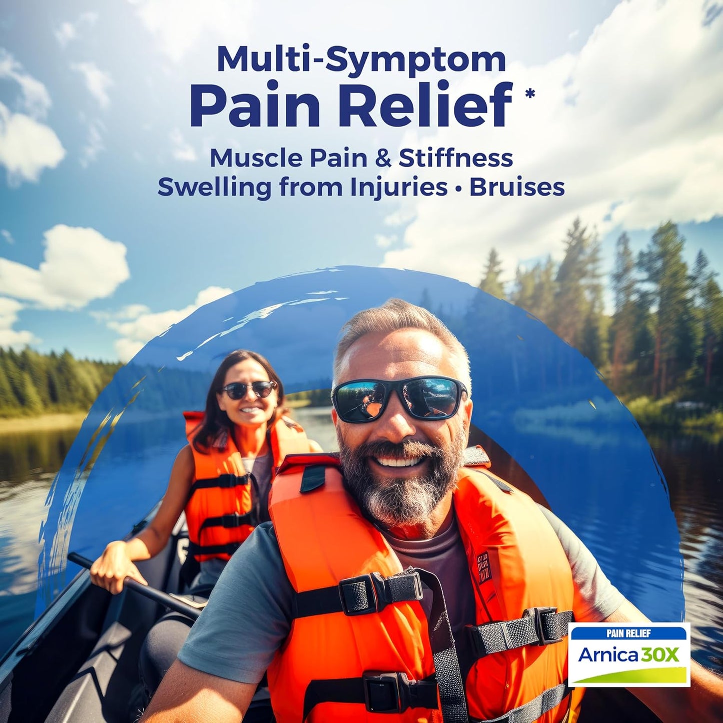 Boiron Arnica Montana 30X Homeopathic Medicine for Relief from Muscle Pain, Muscle Stiffness, Swelling from Injury, and Discoloration from Bruises - 3 Count (240 Pellets) - Nirvana Guru