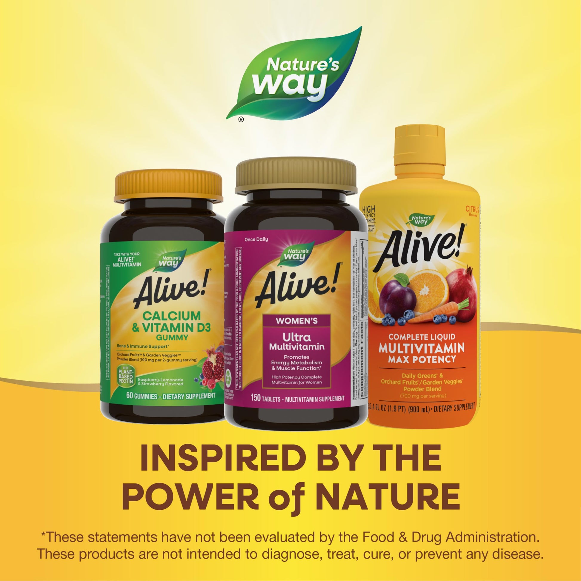 Nature's Way Alive! Women's Daily Ultra Multivitamin, High Potency Formula, Promotes Energy Metabolism and Muscle Function*, with Methylated B12, 60 Tablets - Nirvana Guru