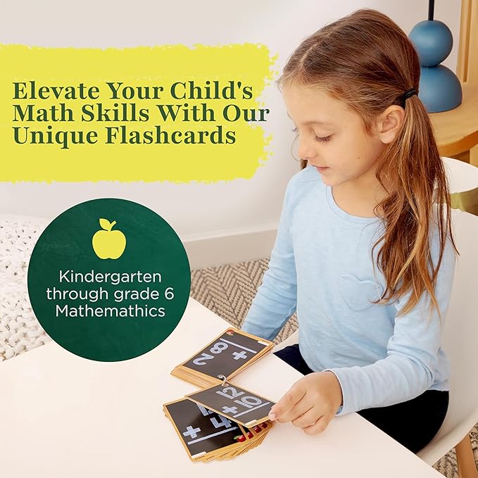 Star Right Math Flash Cards Set of 4 - Addition, Subtraction, Multiplication, Division with 4 Rings - 208 Cards for Kids Ages 6 and Above - Flash Card from 1st to 4th Grade nirvanaguru