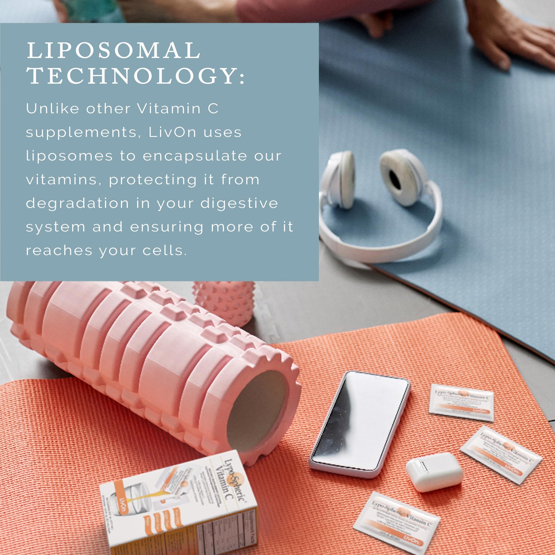 LivOn Laboratories Lypo–Spheric Liposomal Vitamin C 1000mg - No Sugar, Immune Support, Plant Based - Easy to Swallow, Absorbable, Individual Packets - Non–GMO, Gluten Free(0.2floz30 Packets) Nirvana Guru