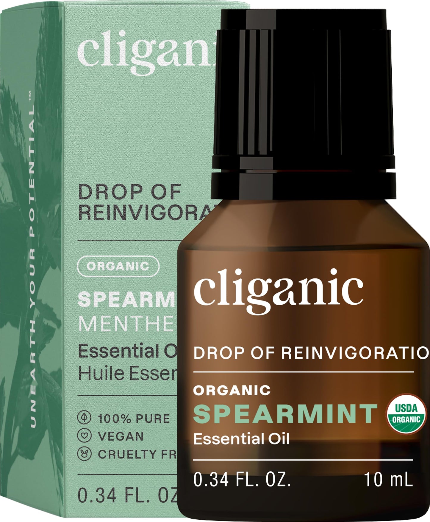 Cliganic Organic Lavender Essential Oil - 100% Pure Natural Undiluted, for Aromatherapy Diffuser | Non-GMO Verified (Packaging May Vary)