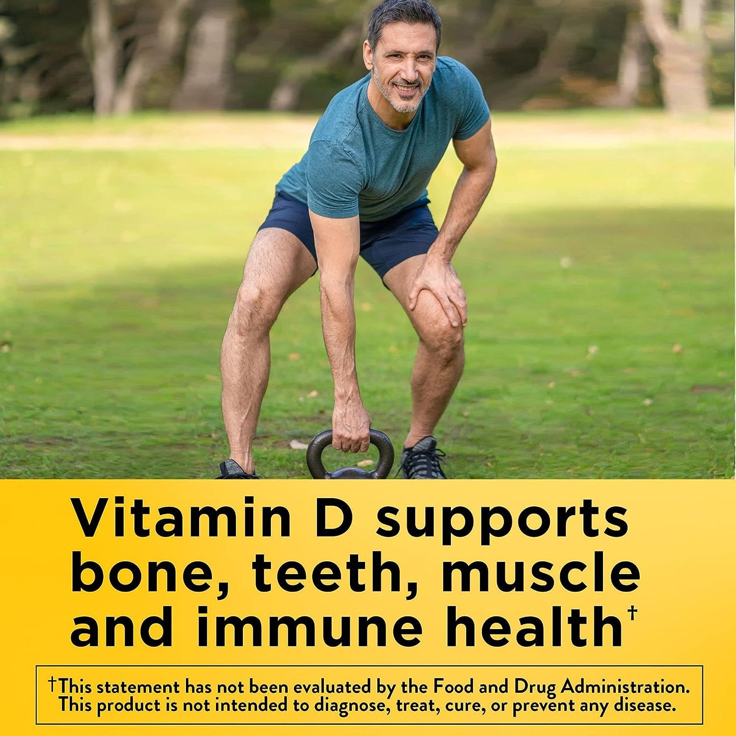 Nature Made Vitamin D3 K2, 5000 IU (125 mcg) Vitamin D, Dietary Supplement for Bone, Teeth, Muscle and Immune Health Support, 30 Softgels, 30 Day Supply - Nirvana Guru