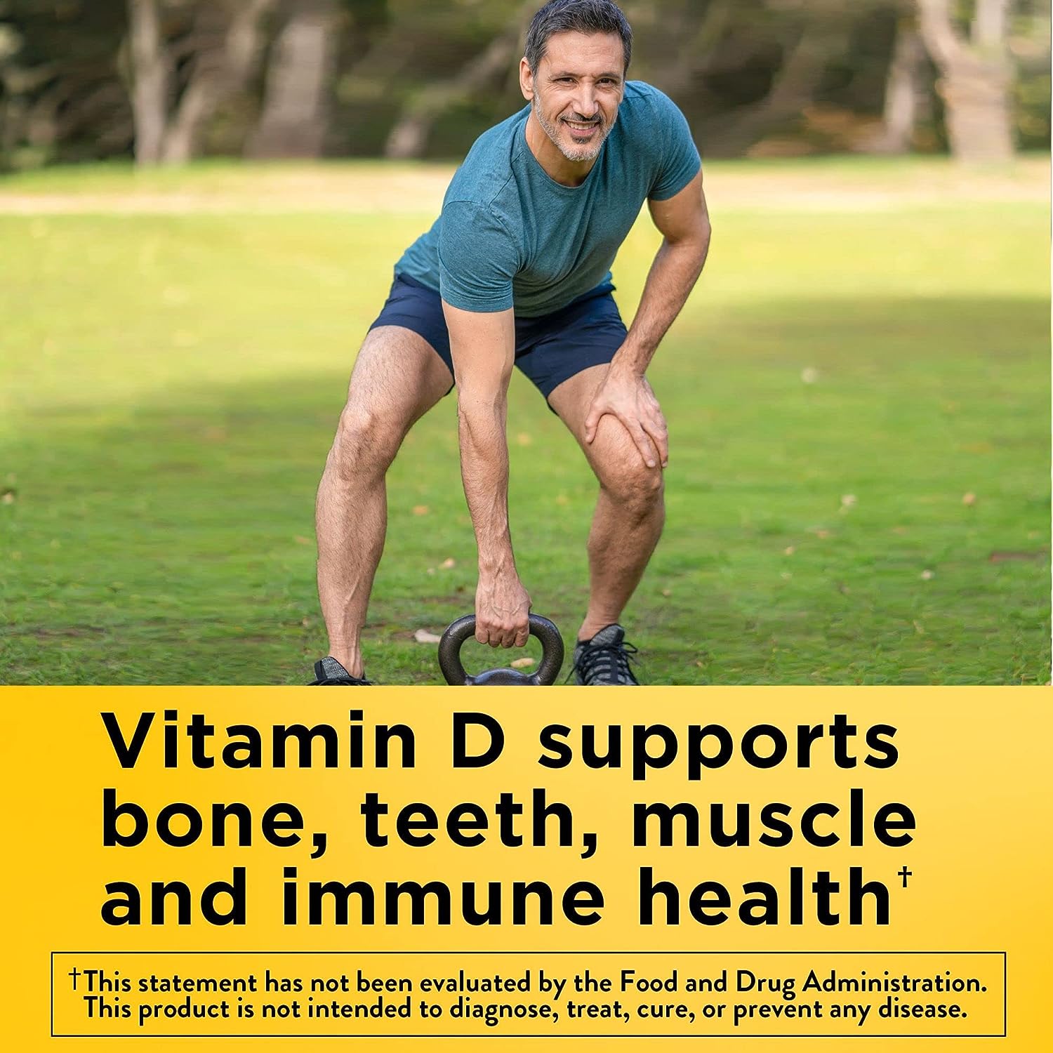 Nature Made Vitamin D3 K2, 5000 IU (125 mcg) Vitamin D, Dietary Supplement for Bone, Teeth, Muscle and Immune Health Support, 30 Softgels, 30 Day Supply - Nirvana Guru
