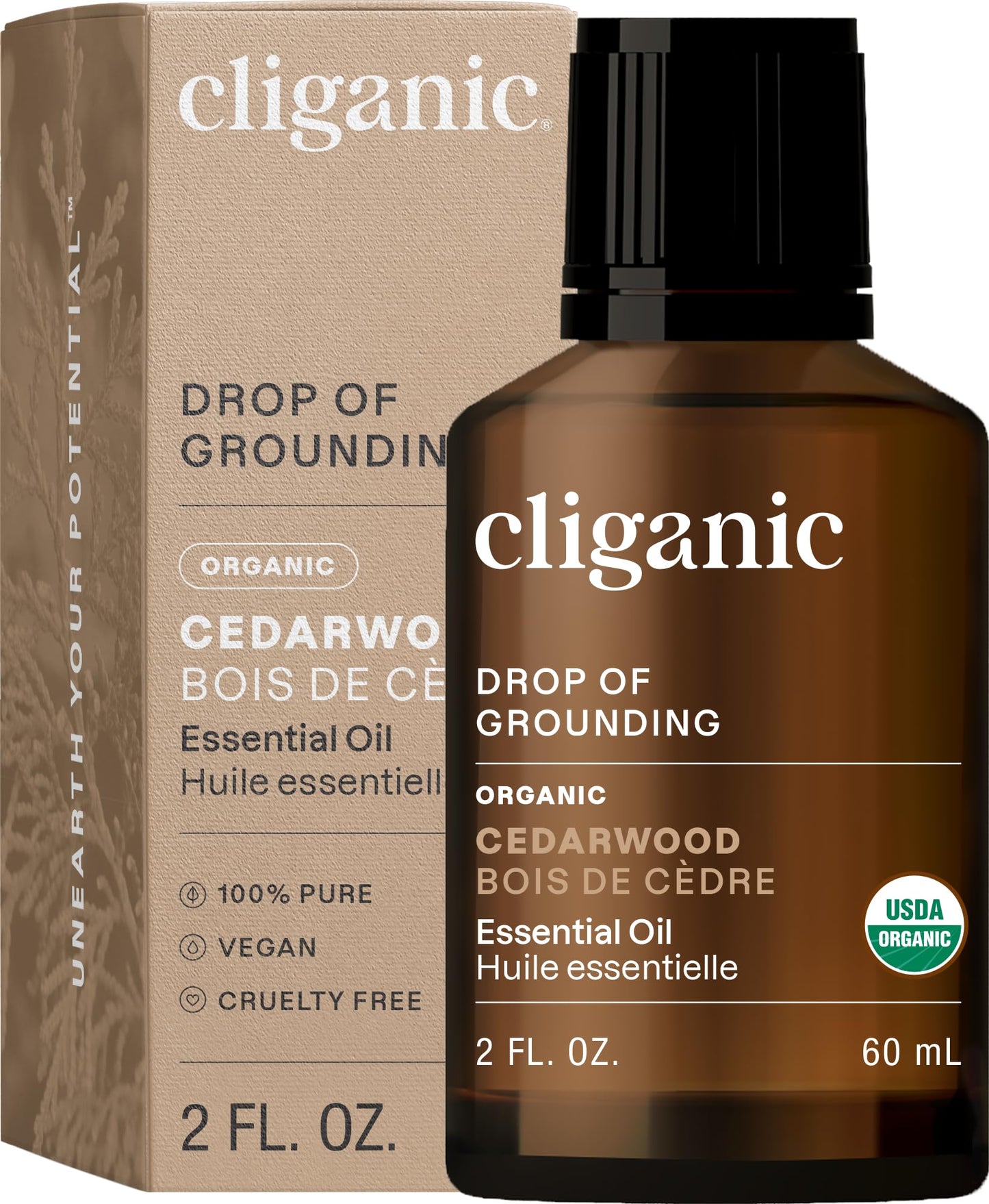Cliganic Organic Lavender Essential Oil - 100% Pure Natural Undiluted, for Aromatherapy Diffuser | Non-GMO Verified (Packaging May Vary)