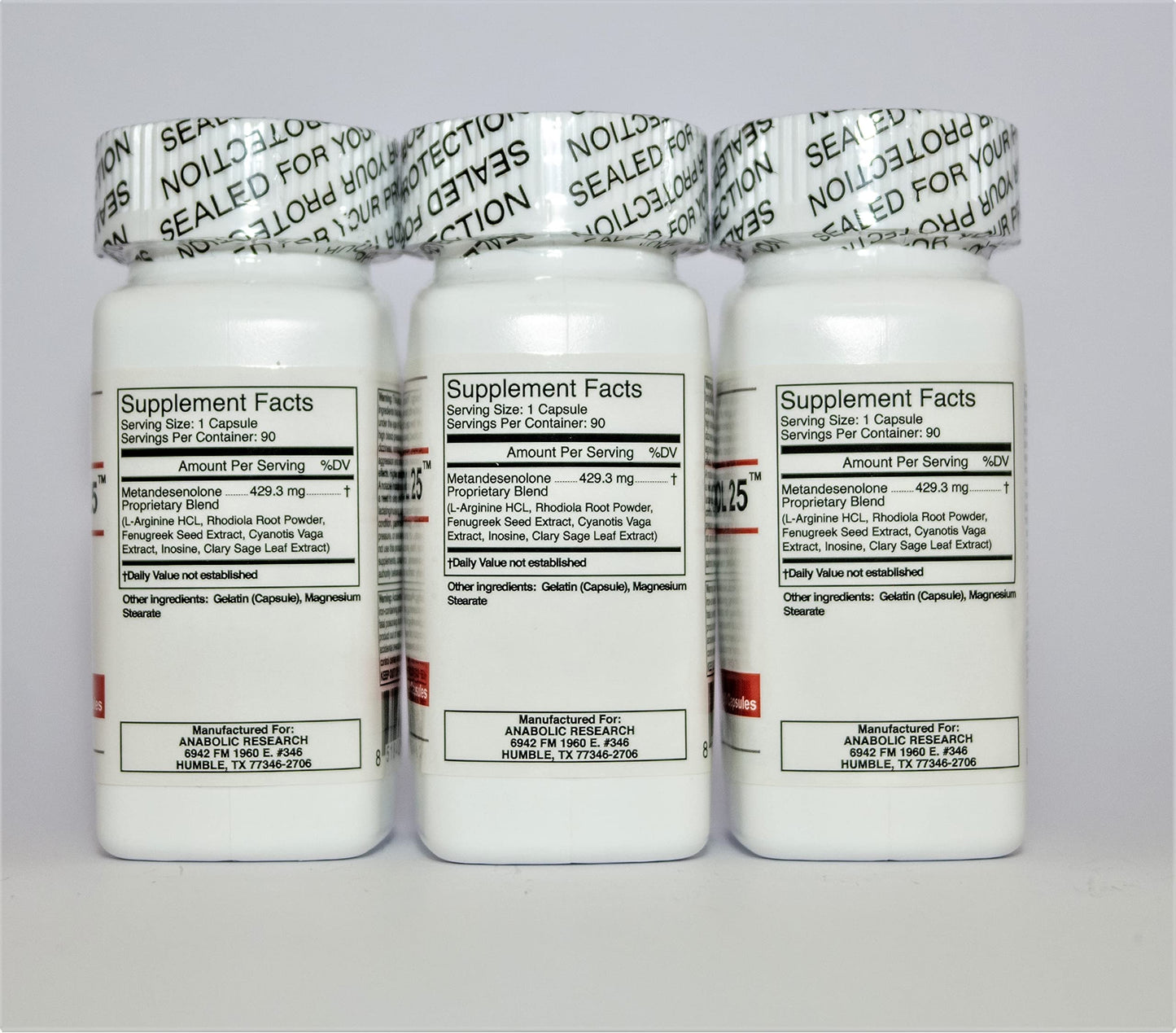 D-Drodiol 25 - Mass, Strength, & Power - 1 Month Supply Nirvana Guru