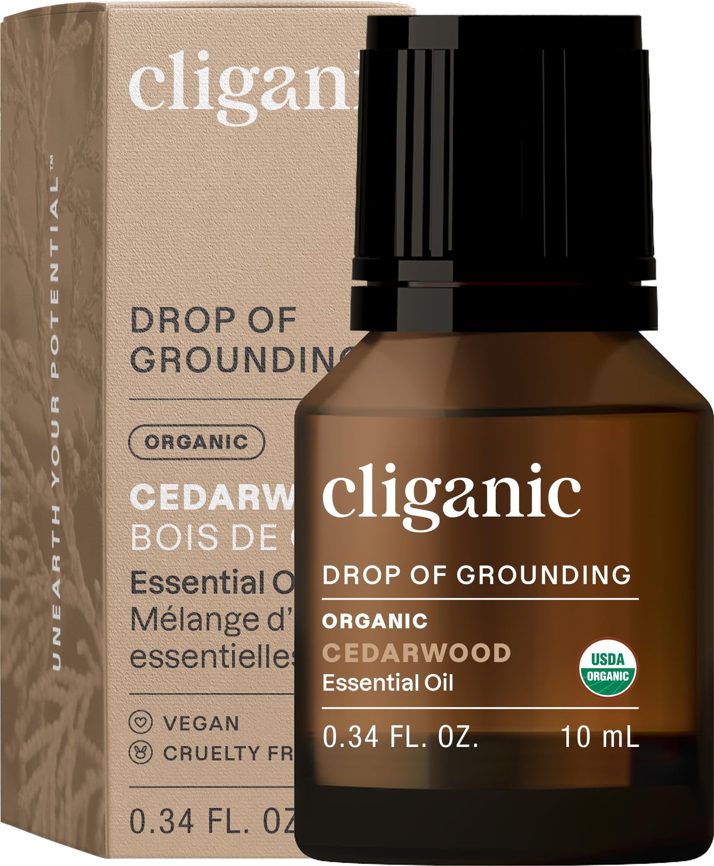 Cliganic Organic Lavender Essential Oil - 100% Pure Natural Undiluted, for Aromatherapy Diffuser | Non-GMO Verified (Packaging May Vary)