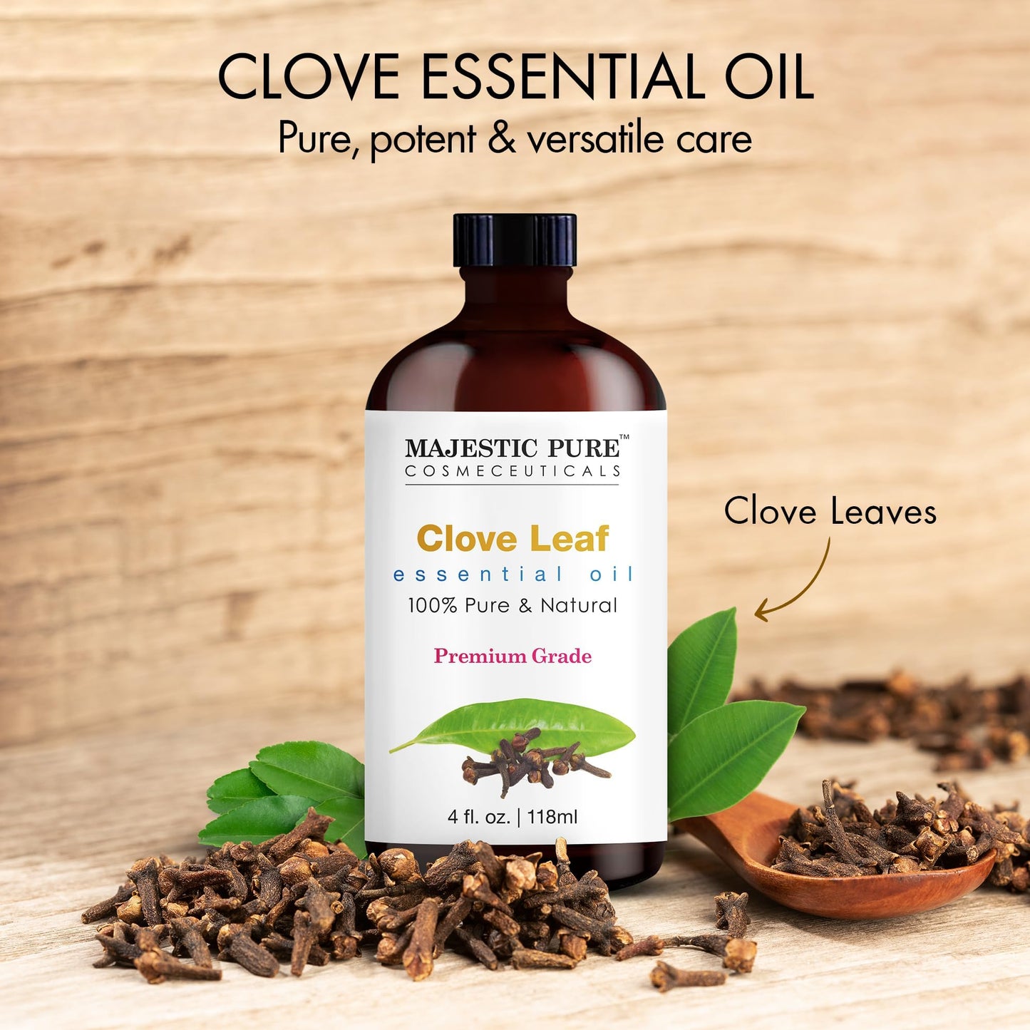 Majestic Pure Lavender Essential Oil with Glass Dropper | 100% Pure and Natural Lavender Oil | Premium Grade Essential Oils for Diffusers, Skin, Aromatherapy, Massage | 4 Fl Oz - Nirvana Guru