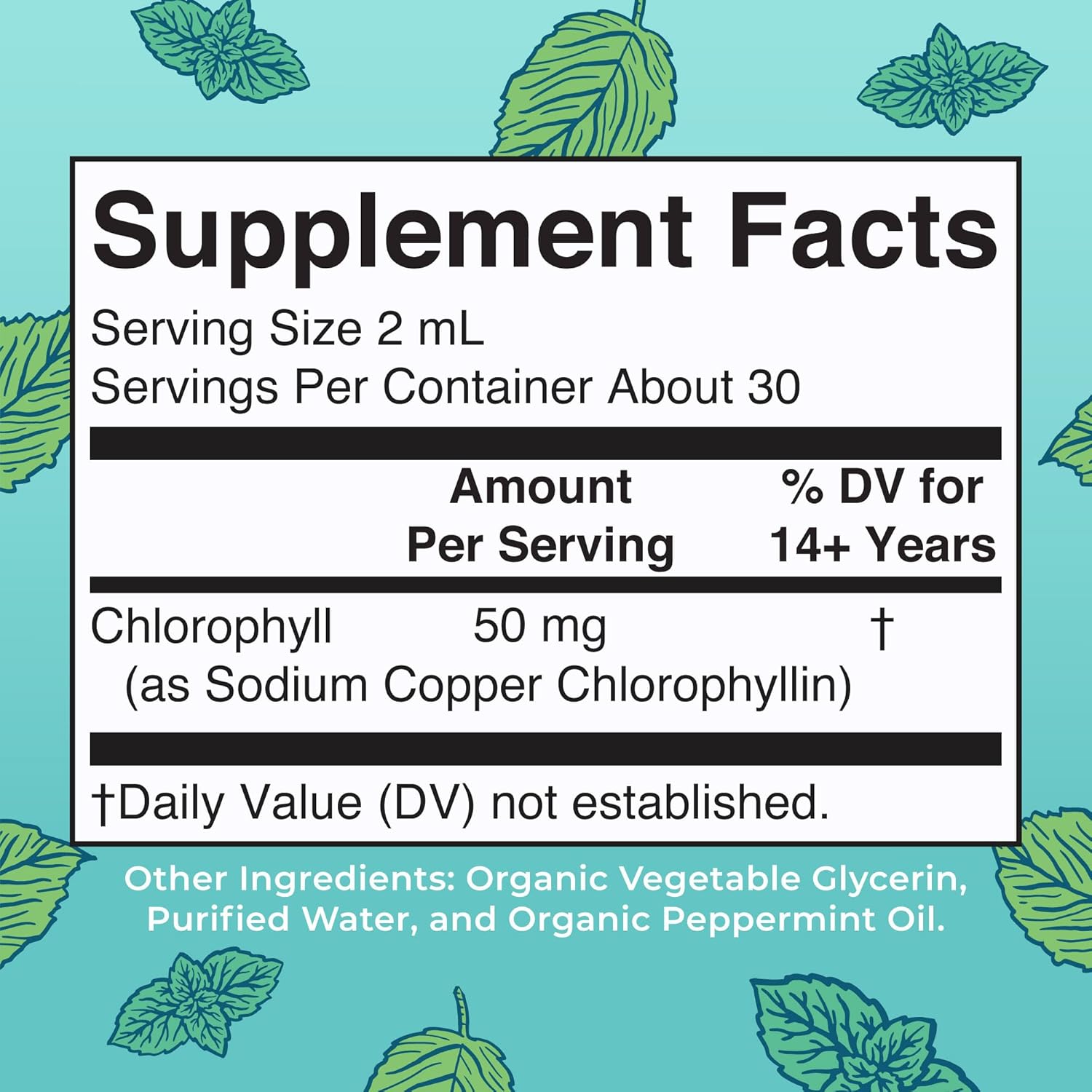 MaryRuth's Chlorophyll Liquid Drops | Clean Label Project Certified® | Vegan | Non-Diluted Liquid Chlorophyll| Mulberry Derived Supplement for Ages 14+ | Non-GMO | Delicious Minty Flavor | 2 Fl Oz - Nirvana Guru