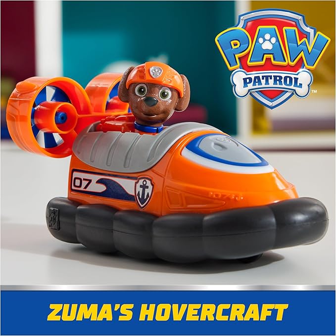PAW Patrol, Zuma’s Hovercraft, Toy Vehicle with Collectible Action Figure, Sustainably Minded Kids Toys for Boys & Girls Ages 3 and Up nirvanaguru