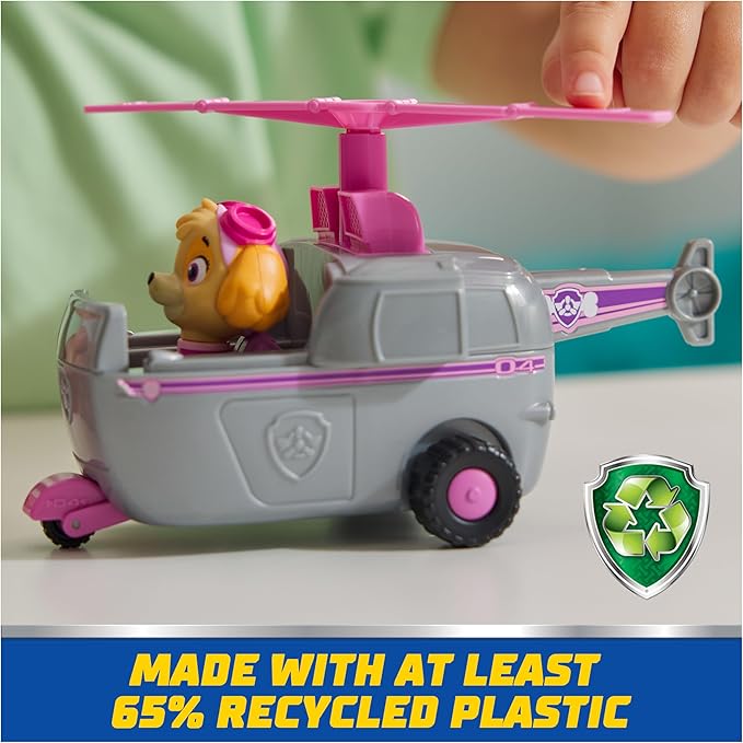 PAW Patrol, Skye’s Helicopter, Toy Vehicle with Collectible Action Figure, Sustainably Minded Kids Toys for Boys & Girls Ages 3 and Up nirvanaguru