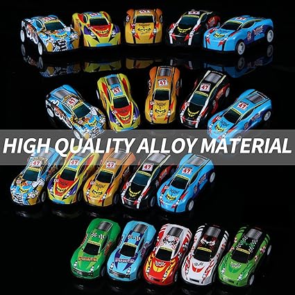 28 Pack Pull Back Cars for Kids, Mini Vehicles Toy Bulk Party Favor Race Cars Toys, Goodie Bag Stuffers, Pinata Fillers for Boys Girls Toddlers nirvanaguru