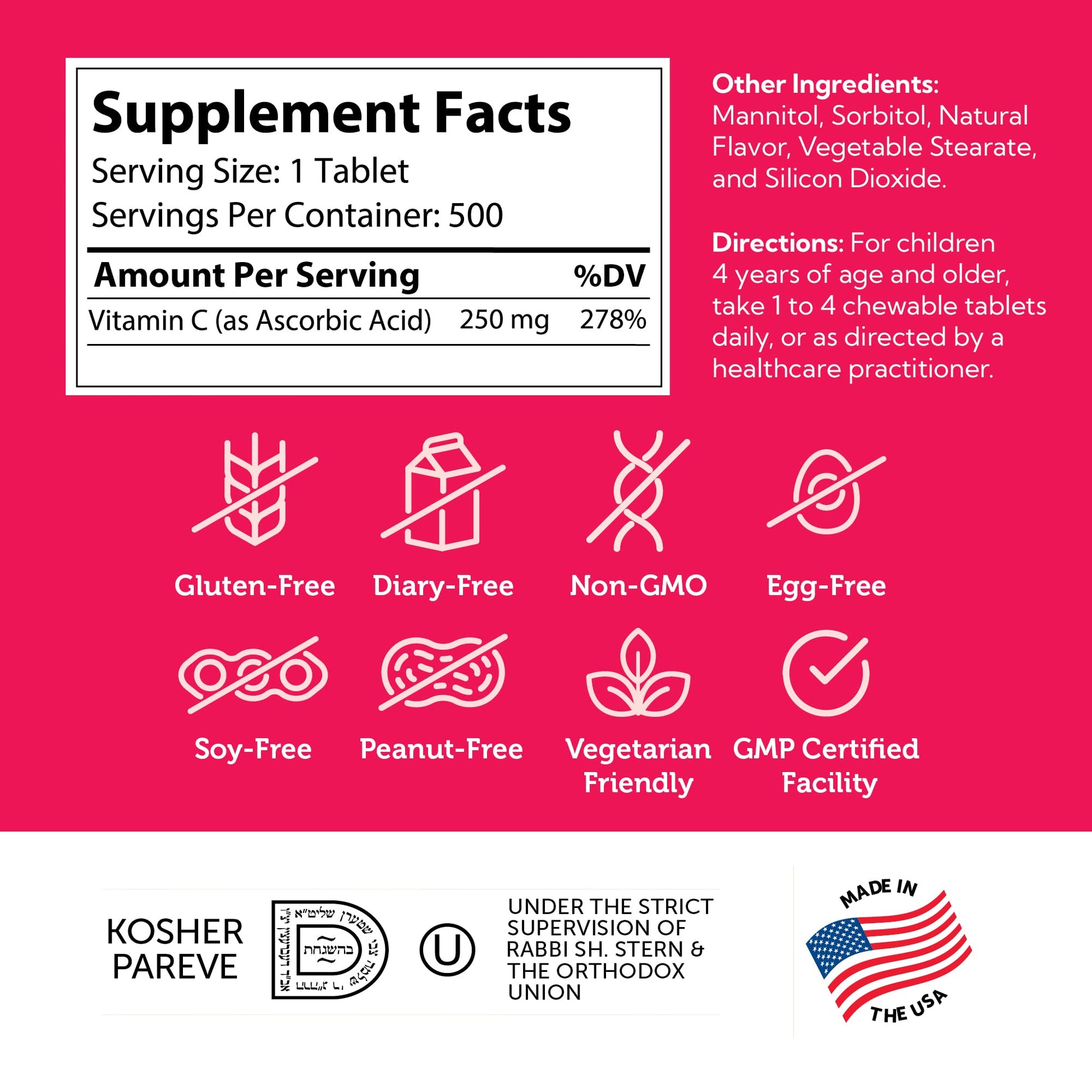 Zahler Junior C Advanced Chewable Vitamin C for Kids - Immune Support Kids Vitamins in Delicious Orange Flavor - Kosher Kids Vitamin C for Immunity - Vitamin C Chewable Antioxidant - (180 Count) - Nirvana Guru