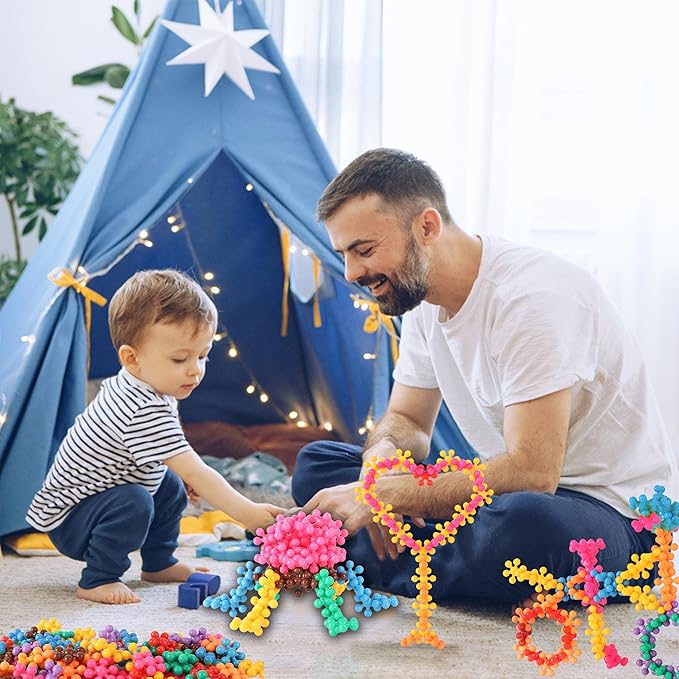 TOMYOU 200 Pieces Building Blocks Kids STEM Toys Educational Discs Sets Interlocking Solid Plastic for Preschool Boys and Girls Aged 3+, Safe Material Creativity nirvanaguru
