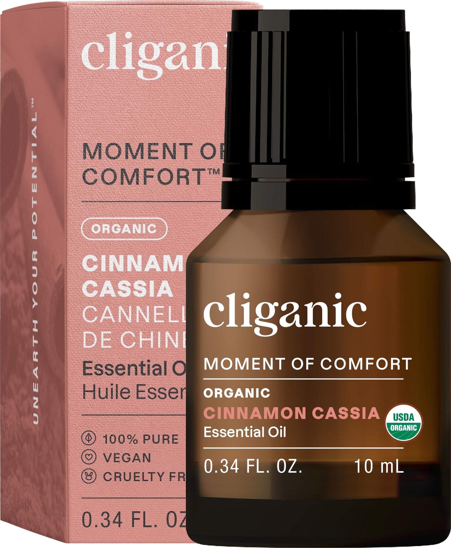 Cliganic Organic Lavender Essential Oil - 100% Pure Natural Undiluted, for Aromatherapy Diffuser | Non-GMO Verified (Packaging May Vary)