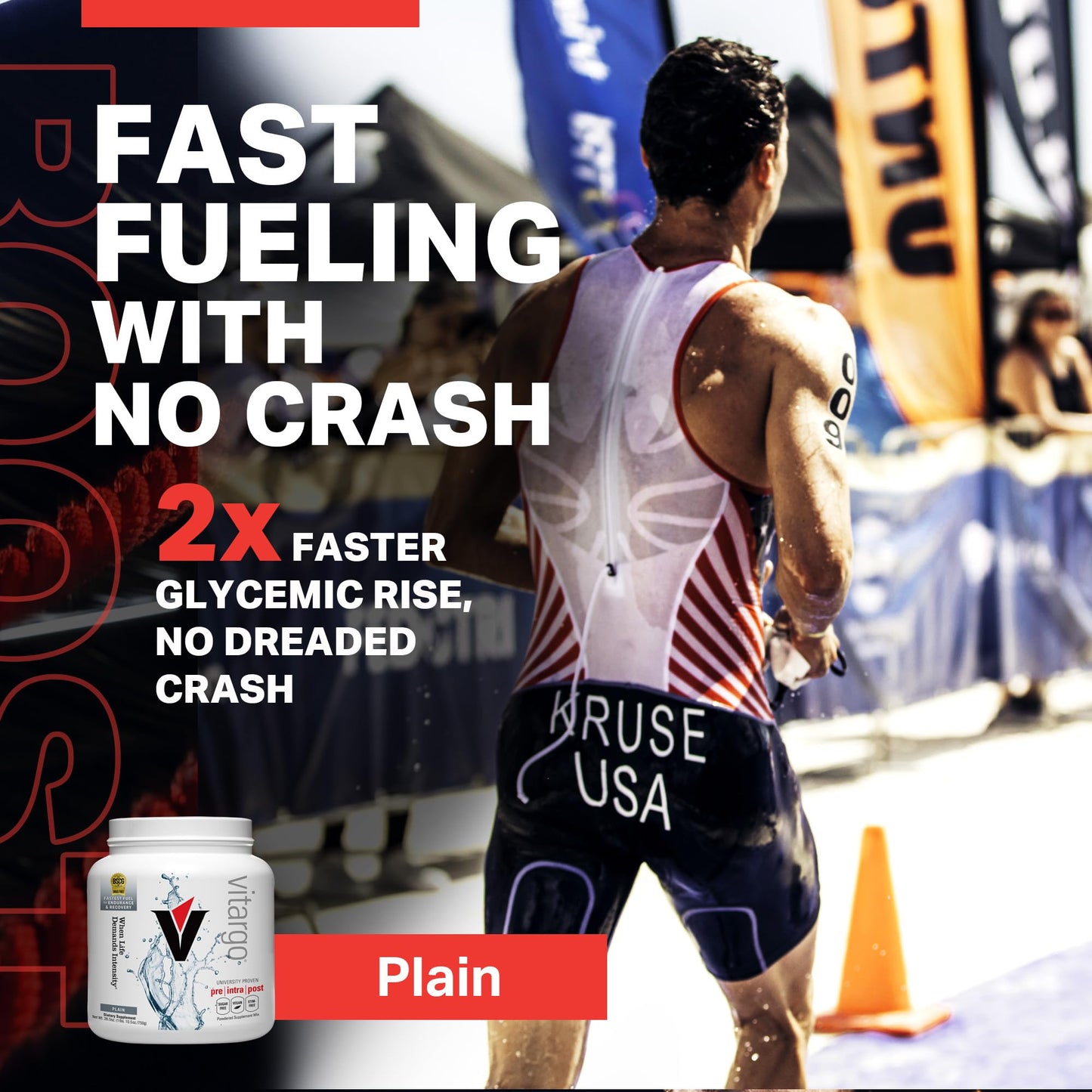 Vitargo Carbohydrate Powder, 2X Faster Absorbing, 4.4 LB Plain, Pre, Intra & Post, Sugar-Free Complex Carb Powder for Recovery, Endurance & Muscle Gain, Made in USA Nirvana Guru