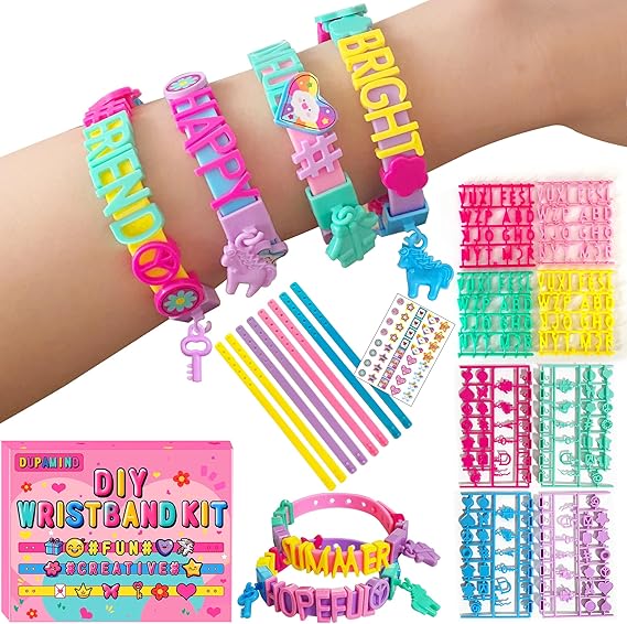 Art & Craft Kits for Kids, DIY Friendship Bracelet Making Kit for Girls, Jewelry Making with Charm & Stickers, Birthday Gifts for Ages 5-12, Toys for Ages 5, 6, 7, 8, 9, 10, 11, 12 Years Old nirvanaguru