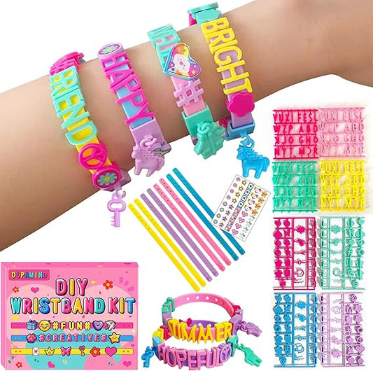 Art & Craft Kits for Kids, DIY Friendship Bracelet Making Kit for Girls, Jewelry Making with Charm & Stickers, Birthday Gifts for Ages 5-12, Toys for Ages 5, 6, 7, 8, 9, 10, 11, 12 Years Old nirvanaguru