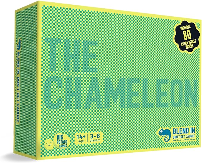 The Chameleon: Award-Winning Bluffing Board Game for Family, Adults & Friends | Includes 80 Extra Secret Words | Who is The Imposter? Nirvana Guru