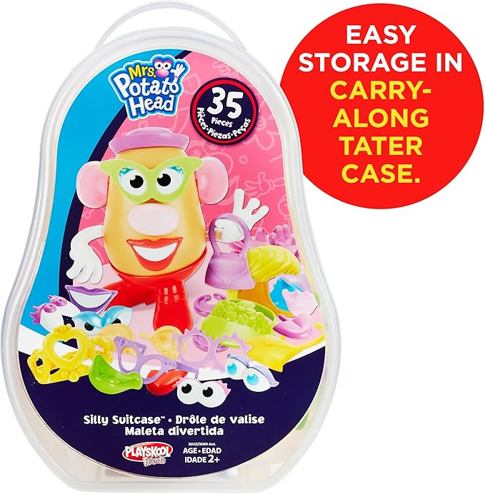 Potato Head Mrs.Potato Head Silly Suitcase Parts And Pieces Toddler Toy For Kids (Amazon Exclusive) nirvanaguru