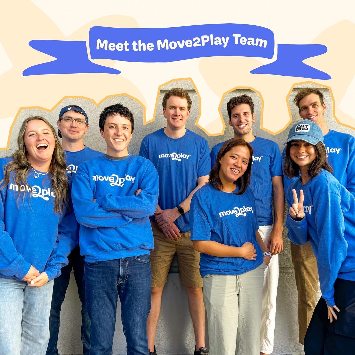 Move2Play, Hilariously Interactive Baby Ball with Music & Sound Effects | First Birthday Gift | Toddler Toy for Boys & Girls | Age 6, 9, 12, 18+ Month | 1, 2+ Year's Old Nirvana Guru