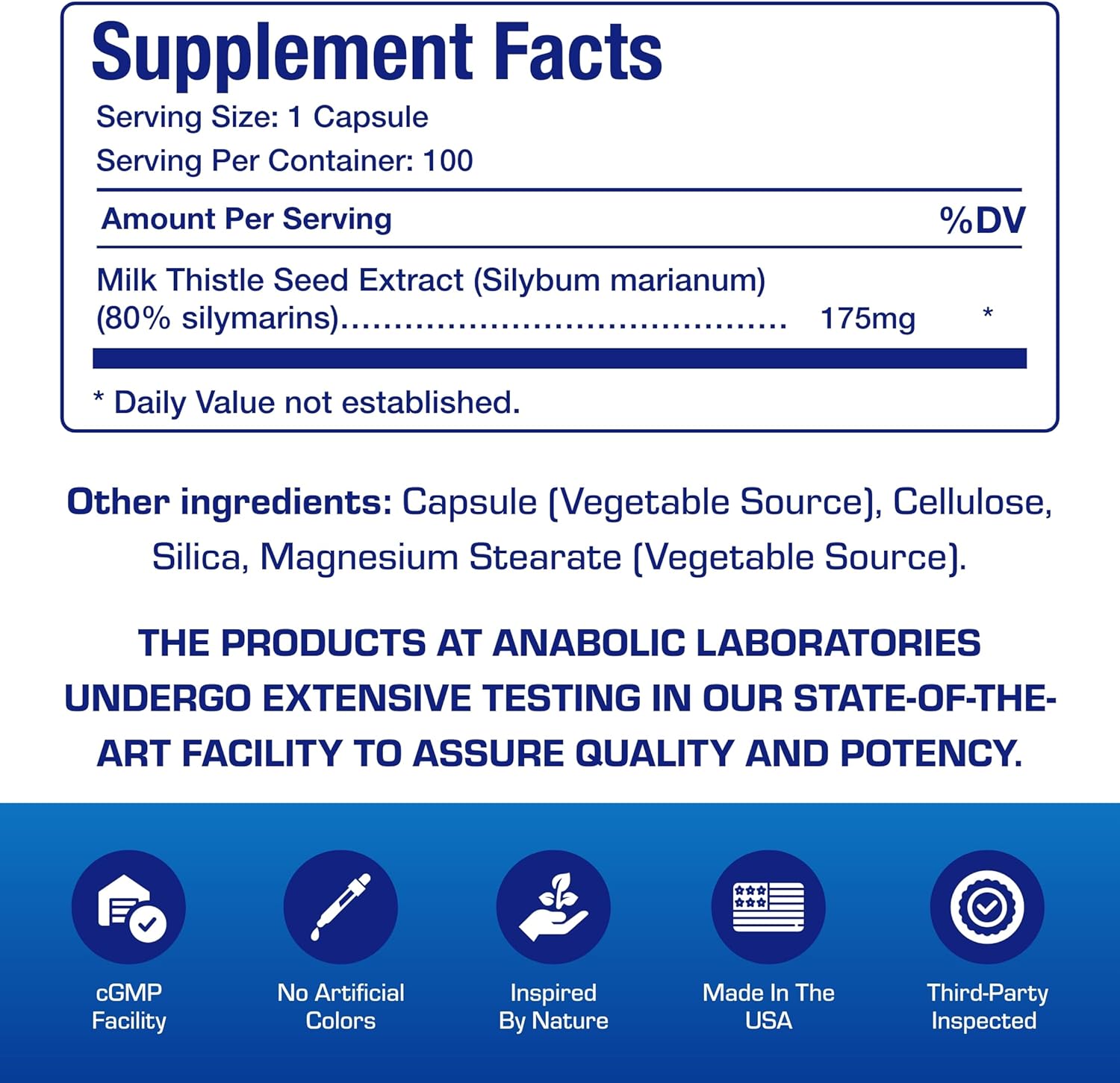 Silymarin Milk Thistle Extract Capsules - Clinical Milk Thistle Liver Supplements for Women & Men with Standardized 80% Silymarin for Liver Cleanse Detox Support - Vegan Made in the USA - 100 Servings Nirvana Guru