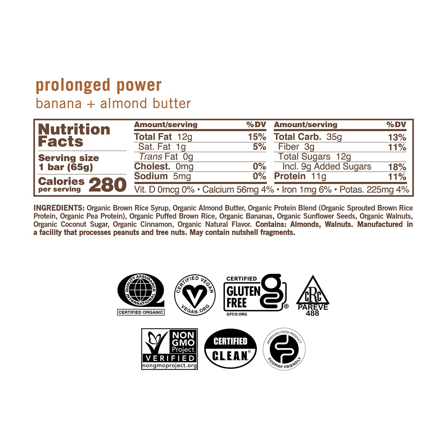 Gomacro, Nutrition Bar Oatmeal Chocolate Chip Organic 12 Count, 2.3 Ounce