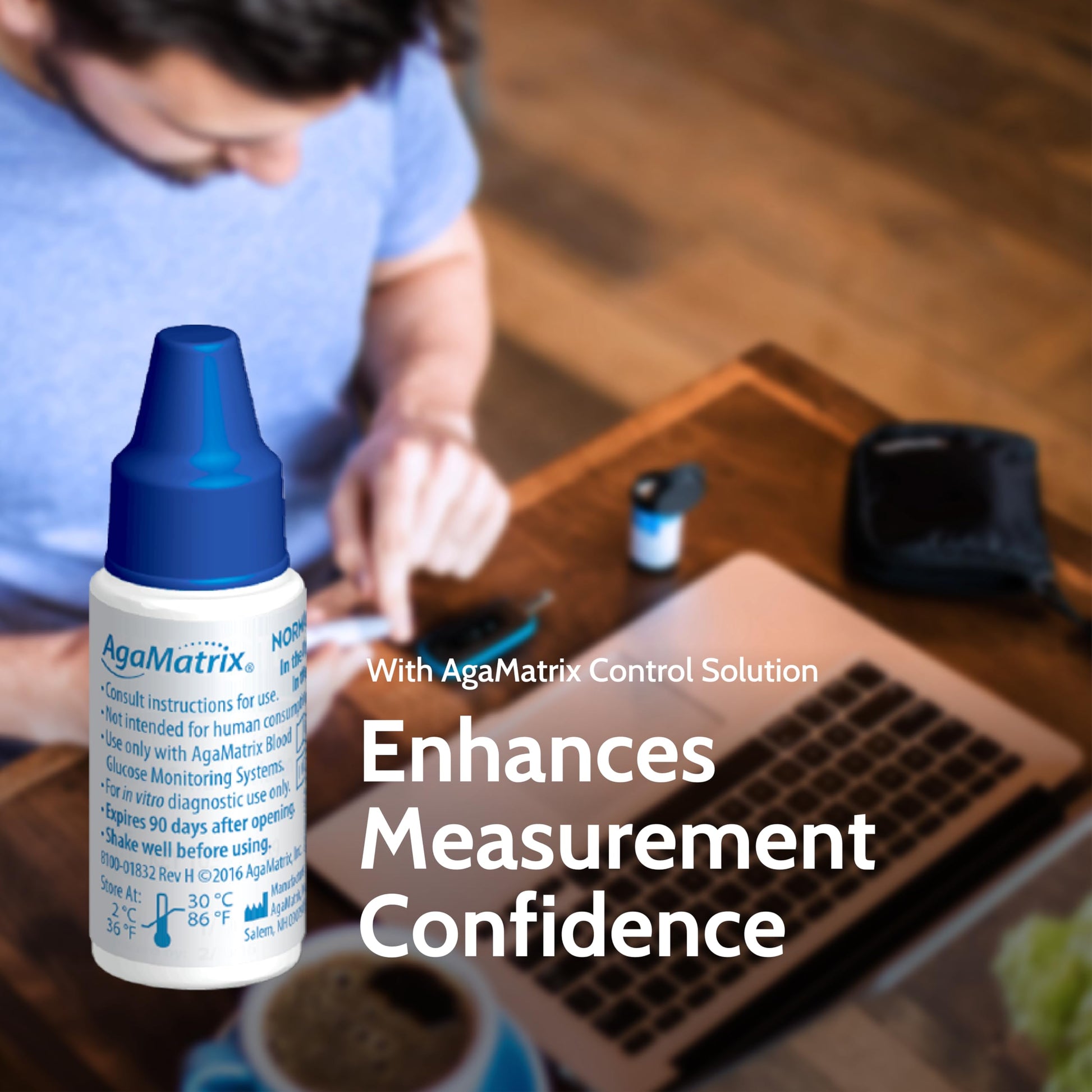 AgaMatrix Wavesense Normal Control Solution, 1 Vial (6 Ml) Nirvana Guru