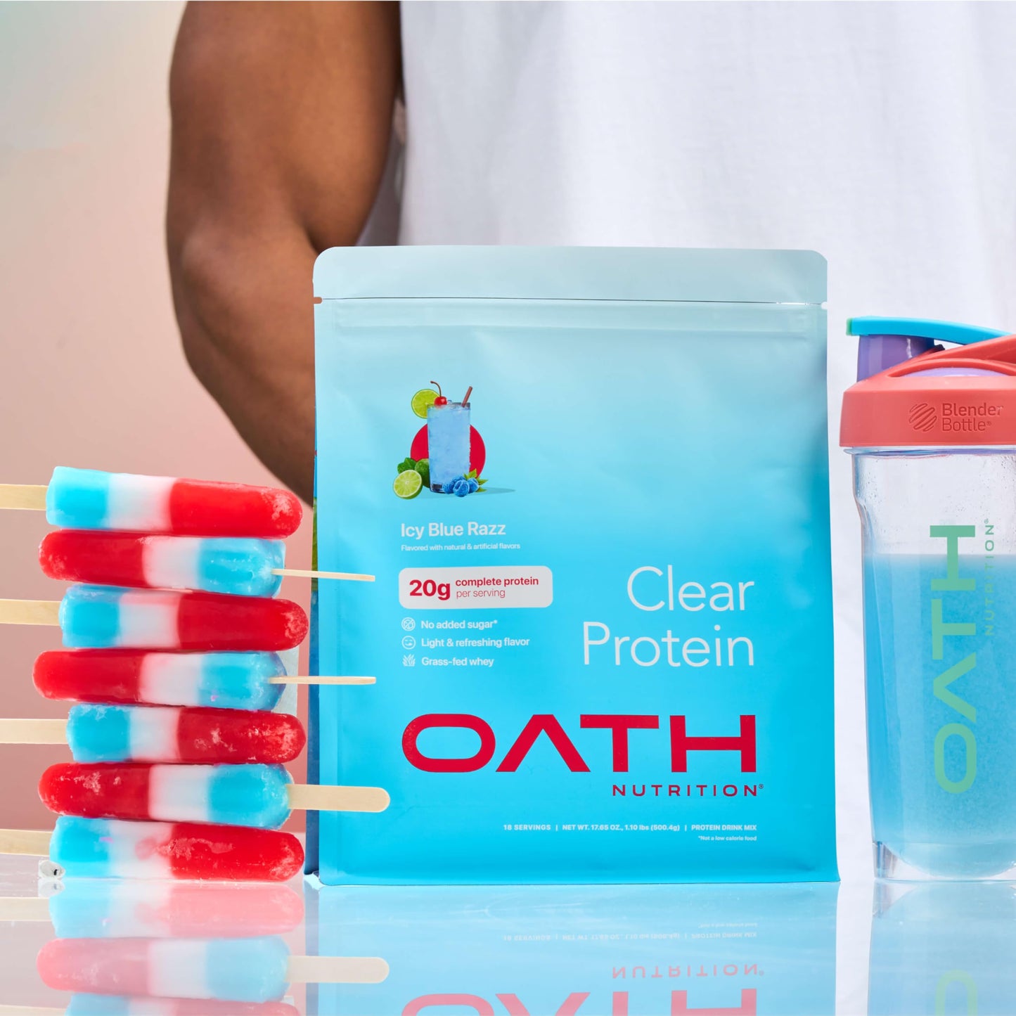 Clear Whey Isolate Protein Powder, Frosty Lemonade, 20g Complete Protein per Serving, No Added Sugar, Grass-Fed, 21 Servings Nirvana Guru