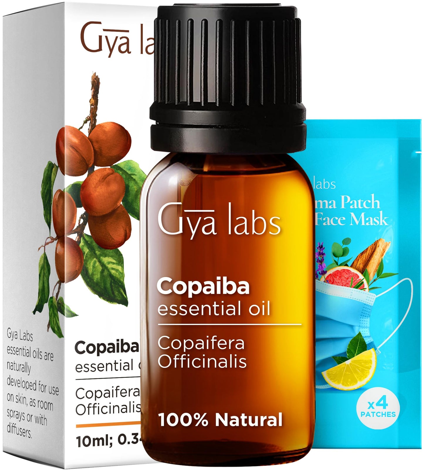 Gya Labs Frankincense Essential Oil for Face - 0.34 Fl Oz - 100% Pure Natural Frankincense Oil for Skin, Body Massages & Candle Making - Premium Grade for Wellness & Comfort - Woody & Calming Scent