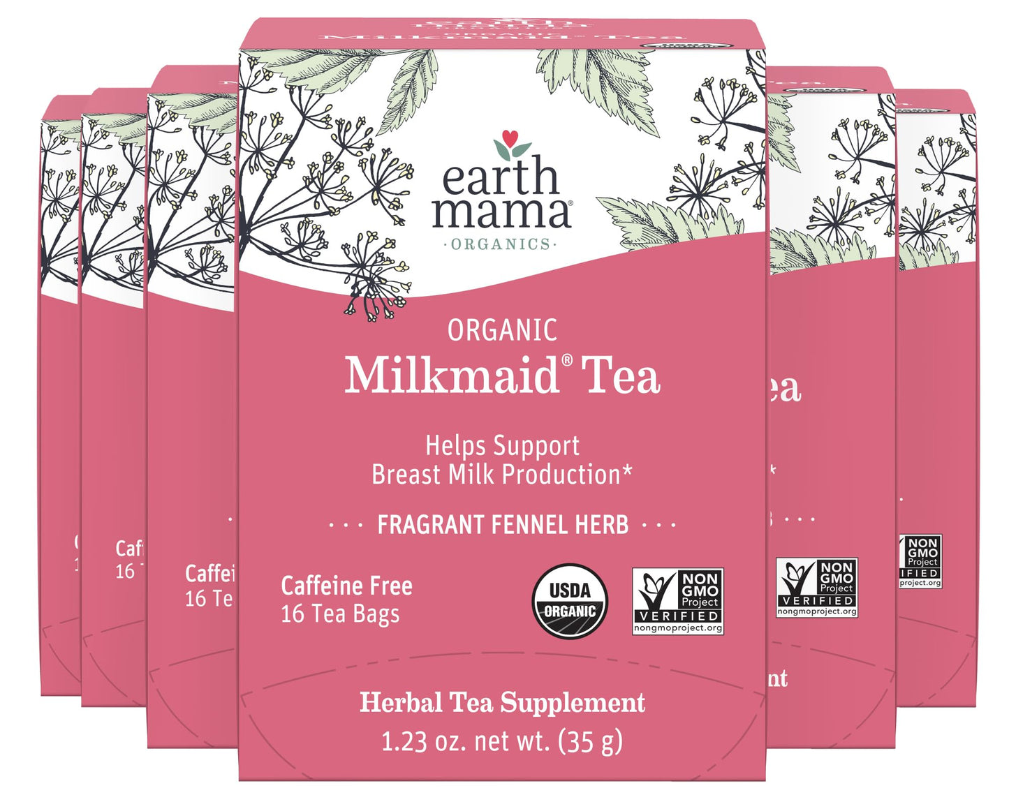 Earth Mama Organic Third Trimester Tea Bags | 100% USDA Organic Herbal Tea for Late Pregnancy Comfort + Childbirth Preparation, 16 Teabags Per Box (2-Pack) Nirvana Guru