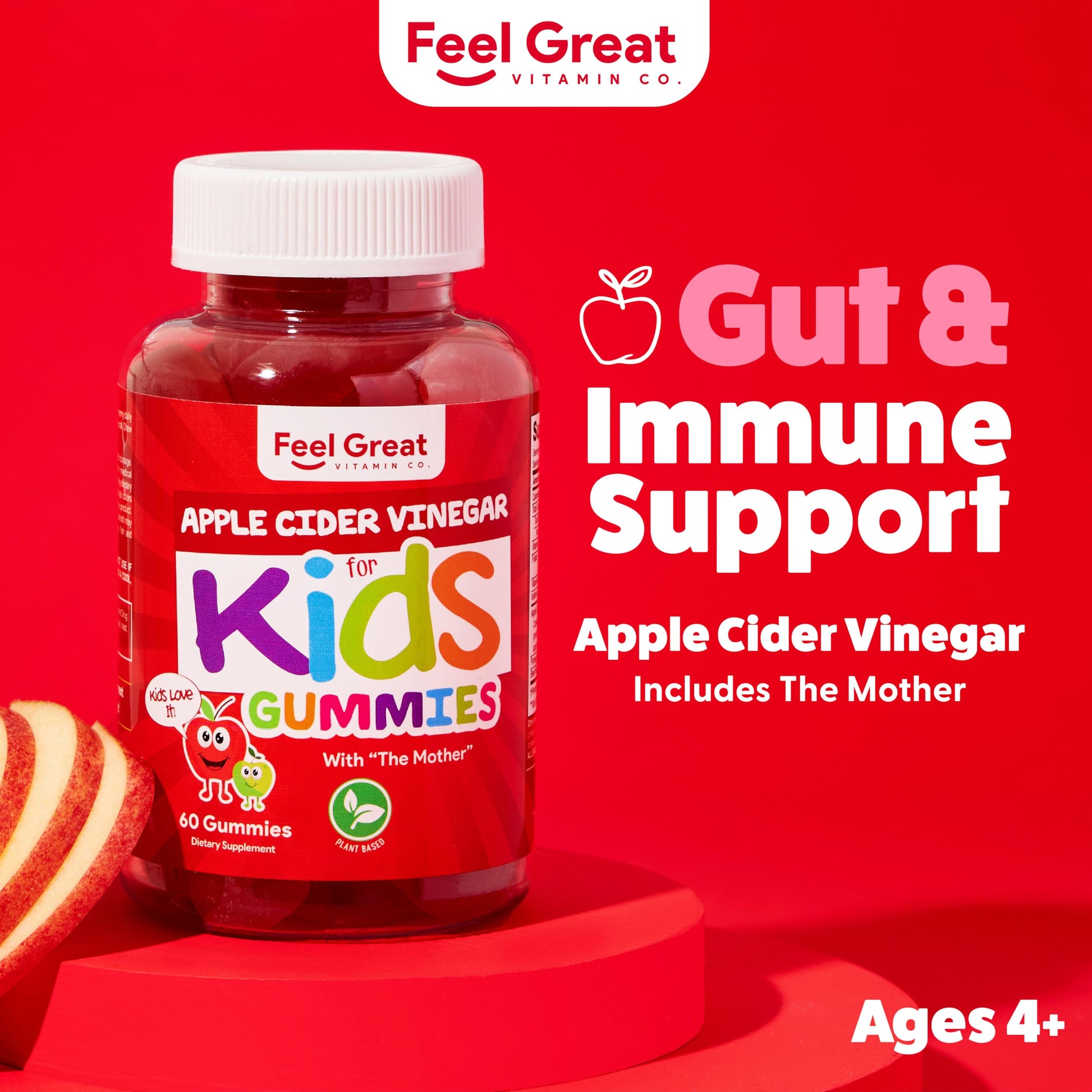 Feel Great Vitamin Co. Complete DHA Gummies for Kids | with Omega 3 6 9 + DHA, Vitamin C | Supports Healthy Brain Function, Vision & Heart Health | Gluten Free, Vegetarian | 60 Gummies Nirvana Guru