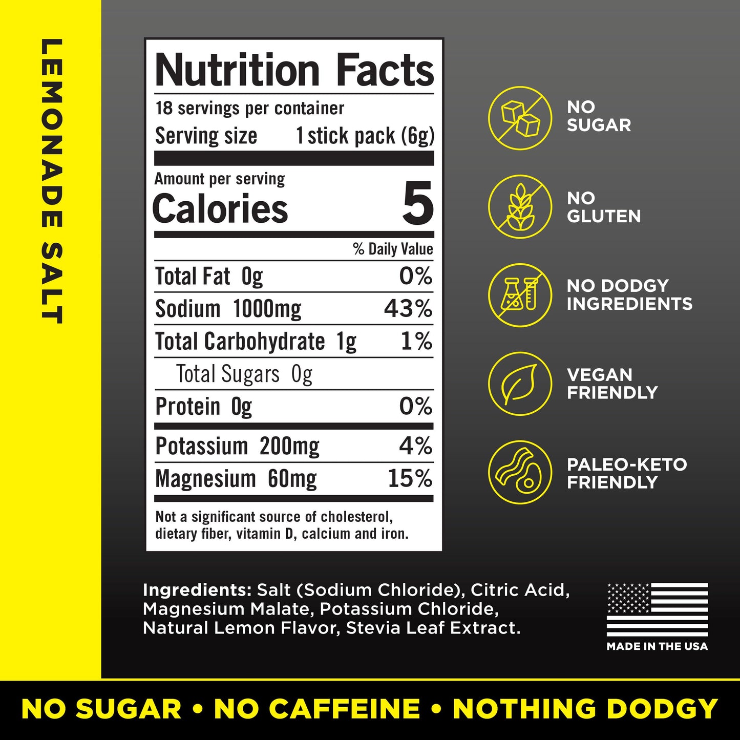 LMNT Zero Sugar Electrolytes - Watermelon Salt | Drink Mix | 30-Count