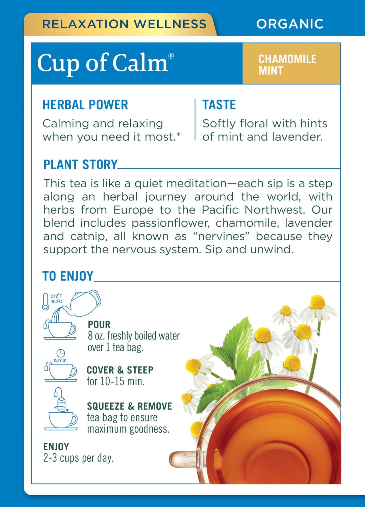 Traditional Medicinals Organic Nighty Night Extra Tea With Valerian Root for Relaxation, 16 Tea Bags (Pack of 1) - Nirvana Guru