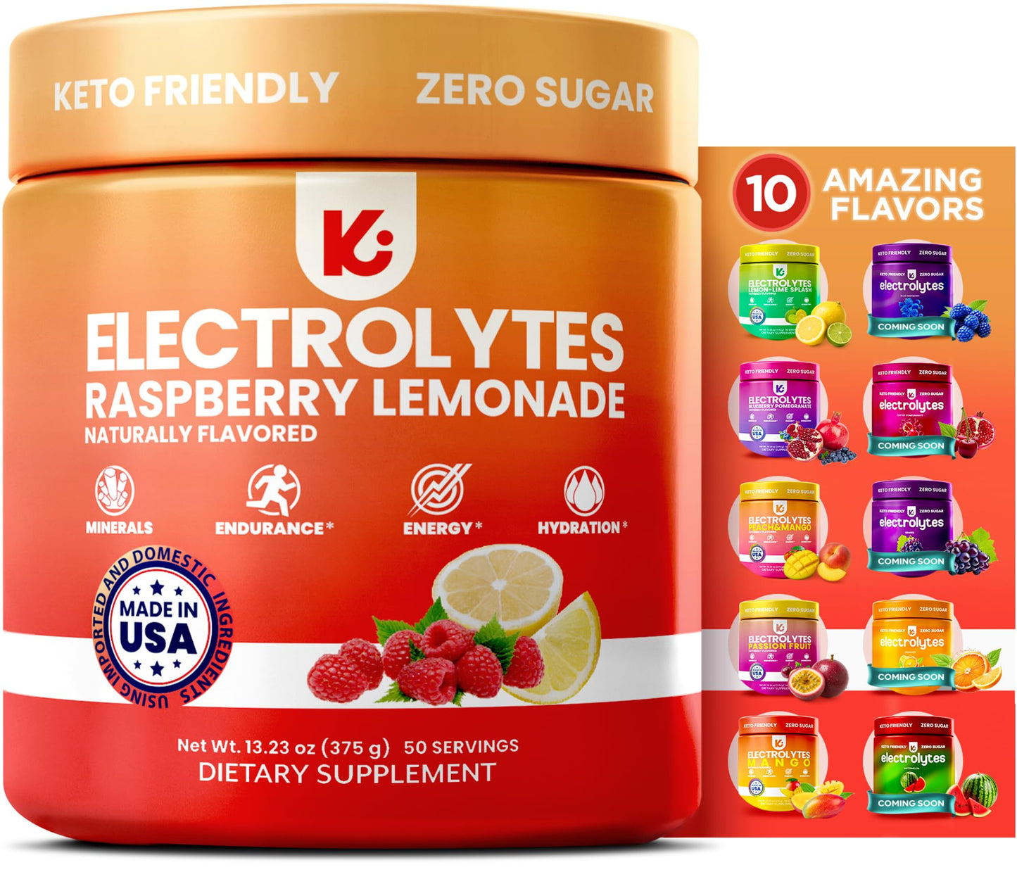 Keppi Electrolytes Powder Packets Assorted Flavors – Sugar Free Hydration Drink Mix with Potassium, Magnesium, Sodium – 30 Hydration Packets – Keto, Vegan, Fasting-Friendly, Zero Calorie - Nirvana Guru