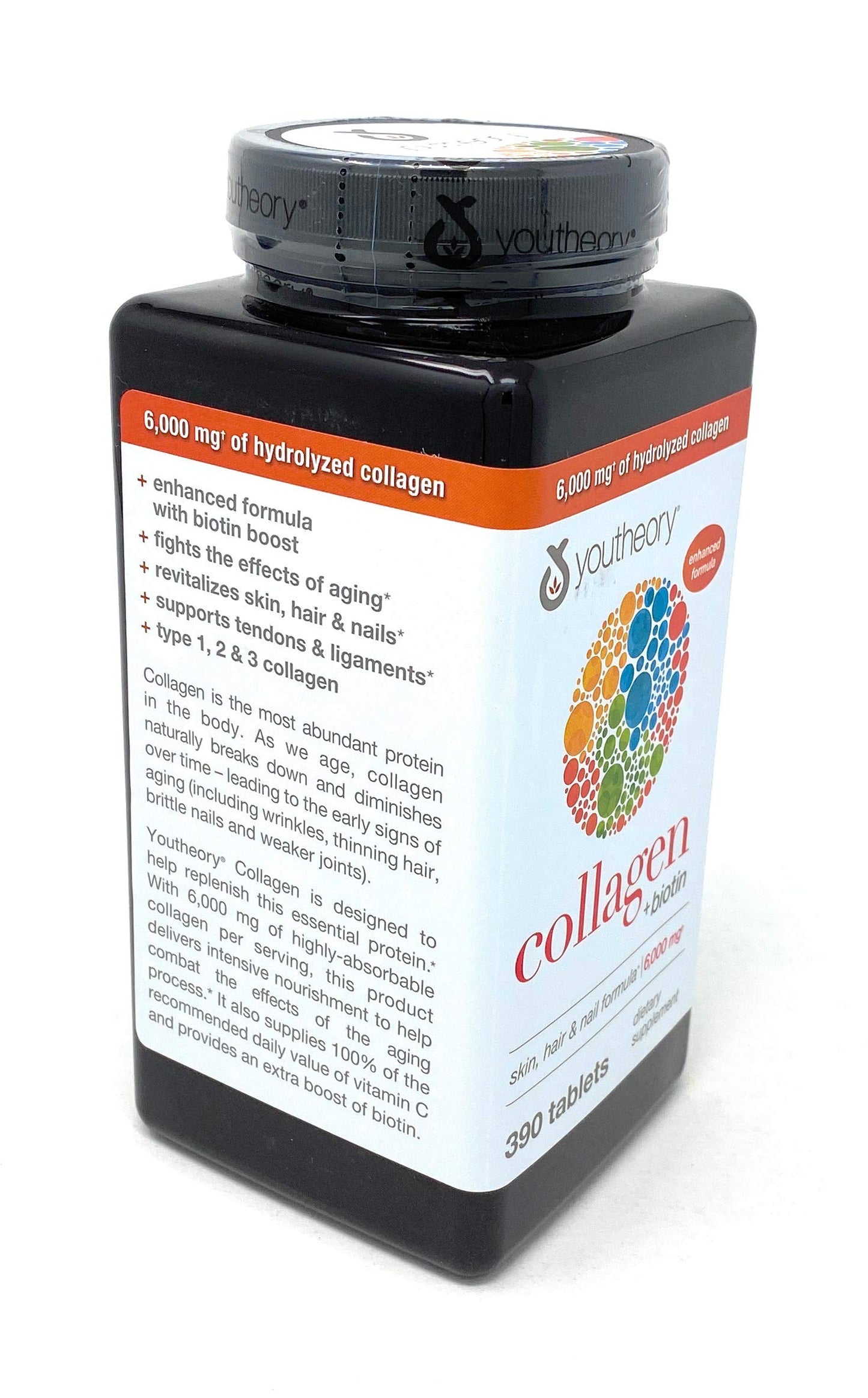 Youtheory Collagen Plus Biotin, 390 Tablets - Nirvana Guru