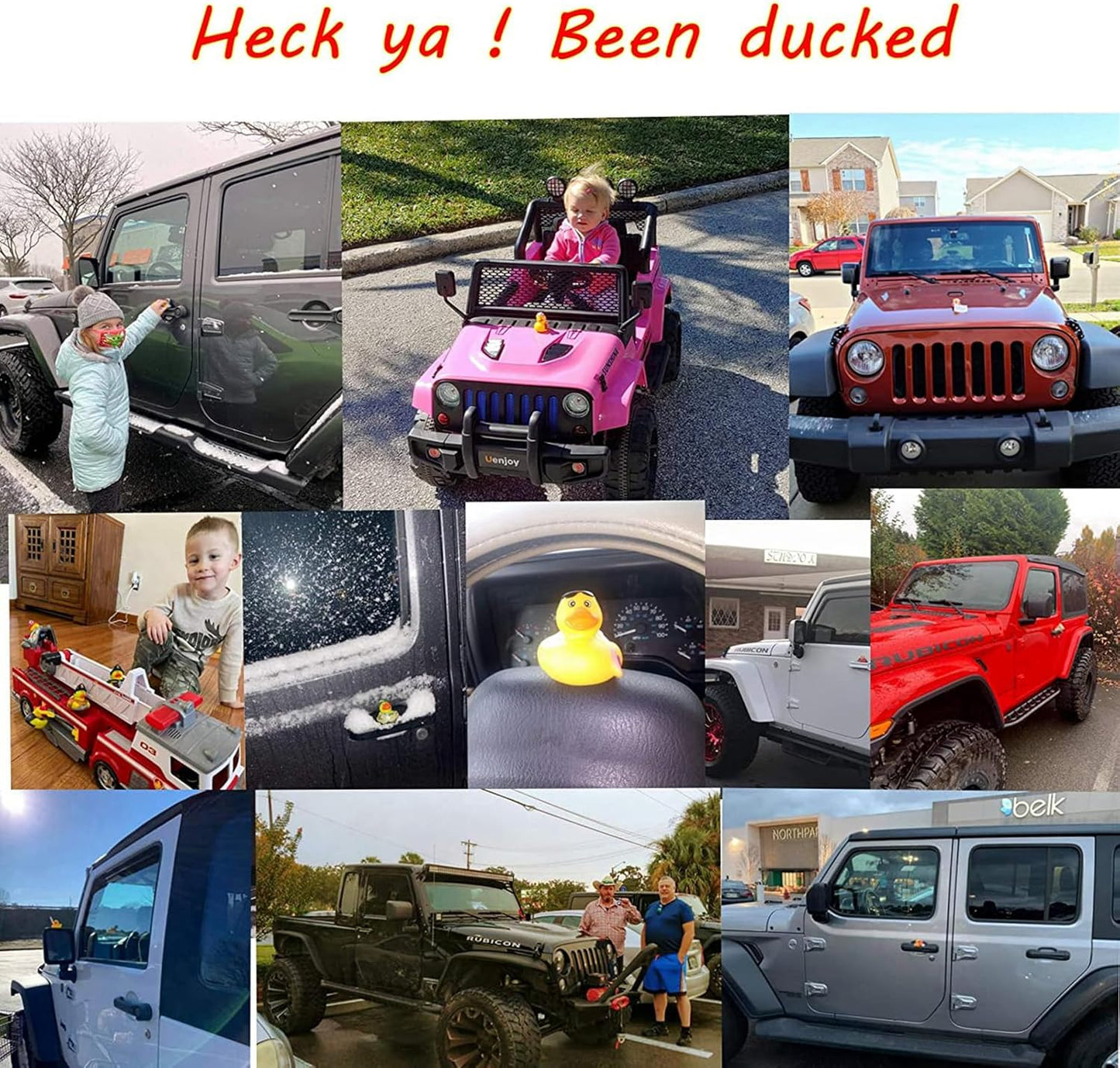 XY-WQ 100 Pack Rubber Duck for Jeeps Ducking - 2.3 Inch Bulk Floater Duck for Kids - Baby Bath Toy Assortment - Party Favors, Birthdays, Bath Time, and More (50 Varieties) Nirvana Guru