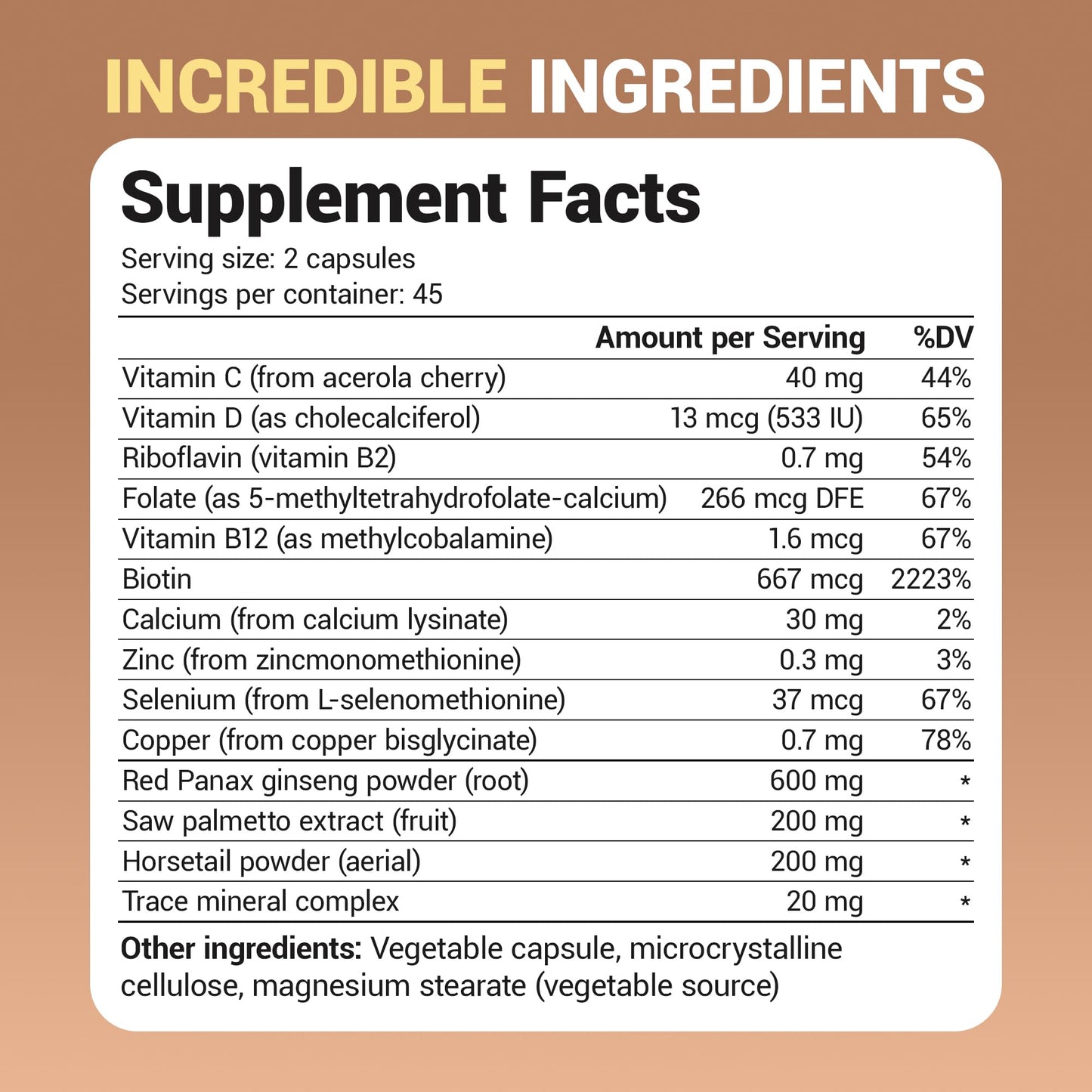 Dr. Berg All-in-One Vitamins for Hair, Skin, & Nails - Advanced Formula with Biotin, Saw Palmetto, DHT Blocker, & Trace Minerals - 90 Veg Capsules - Nirvana Guru