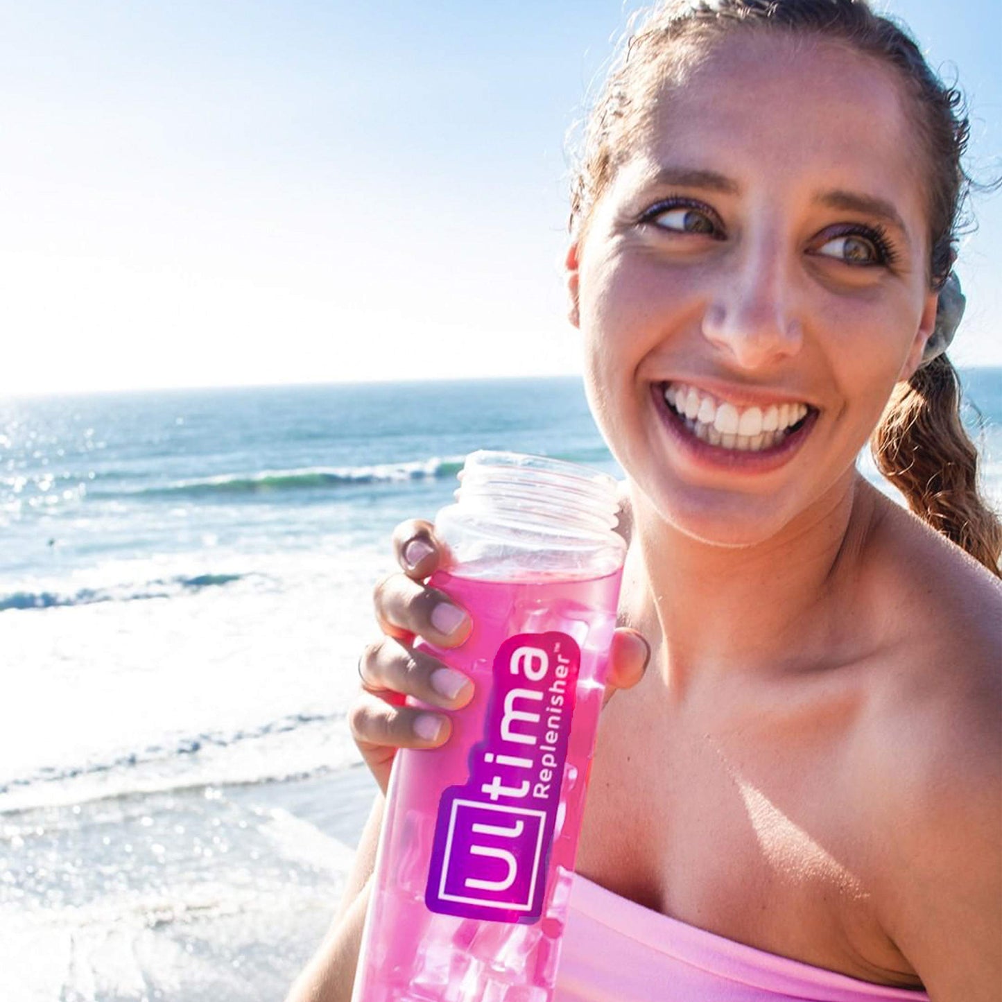 Ultima Replenisher Electrolyte Hydration Drink Mix, Pink Lemonade, 20 Serving Stickpack Box - Sugar Free, 0 Calories, 0 Carbs - Gluten-Free, Keto, Non-GMO, Vegan - Nirvana Guru