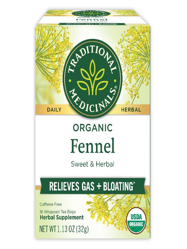 Traditional Medicinals Organic Fennel Tea, 16 Count - Nirvana Guru