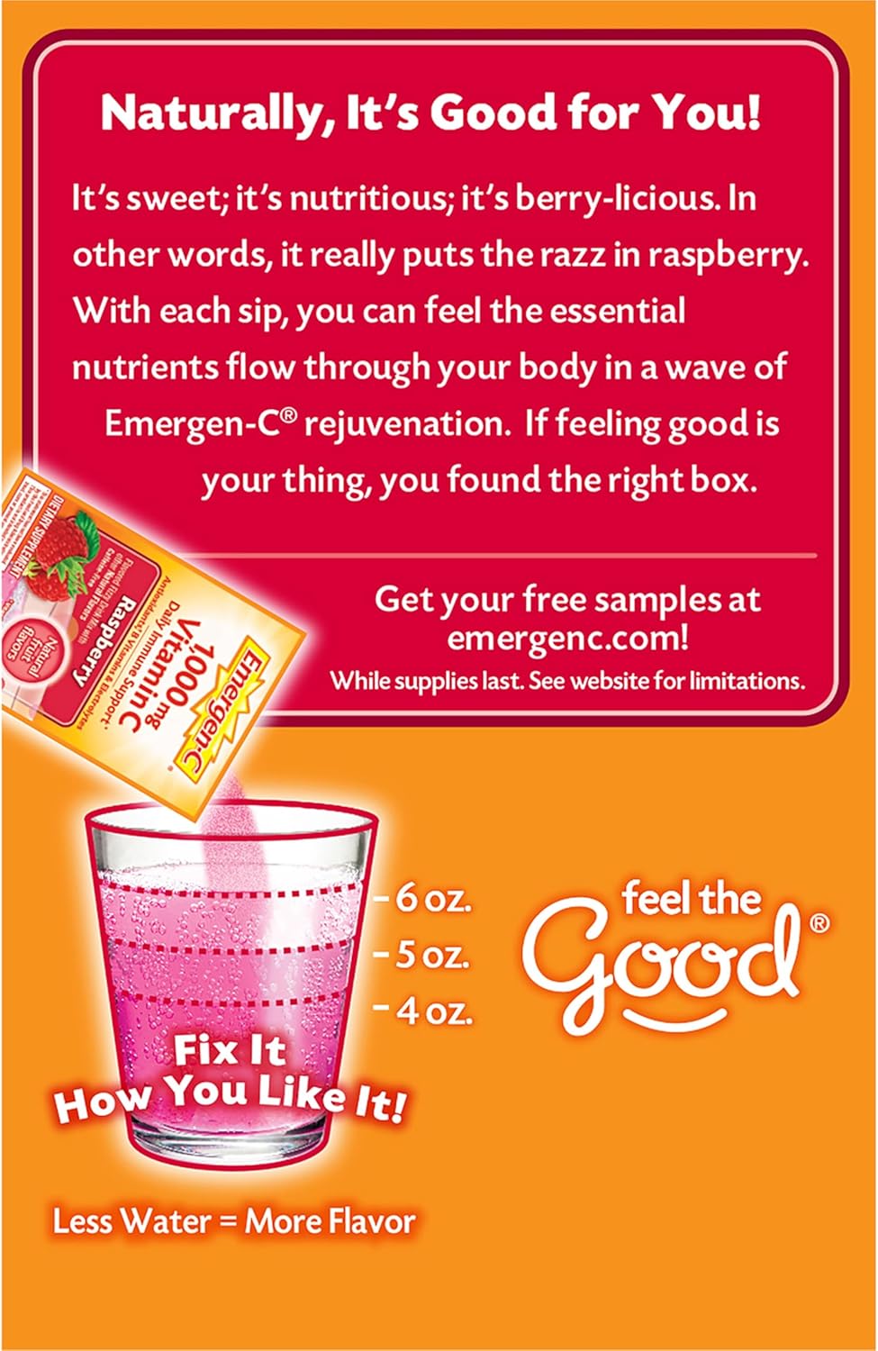 Emergen-C 1000mg Vitamin C Powder for Daily Immune Support Caffeine Free Vitamin C Supplements with Zinc and Manganese, B Vitamins and Electrolytes, Super Orange Flavor - 30 Count Nirvana Guru