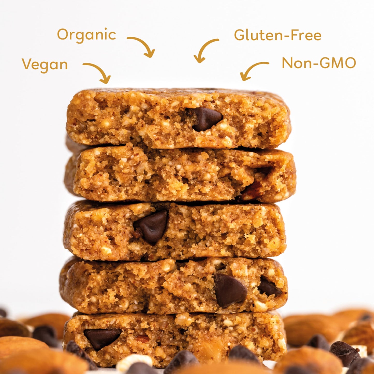 Gomacro, Nutrition Bar Oatmeal Chocolate Chip Organic 12 Count, 2.3 Ounce