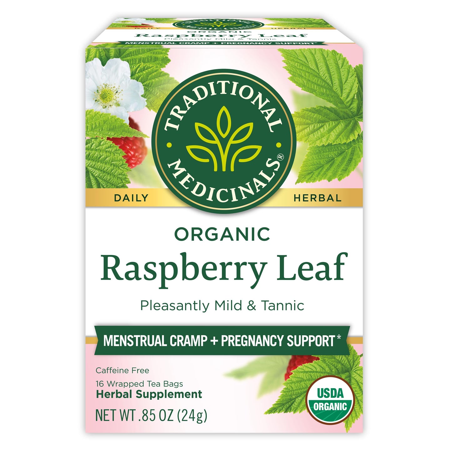 Traditional Medicinals Tea, Organic Healthy Cycle, Supports Healthy Menstrual Cycles, Includes Spearmint,16 Tea Bags - Nirvana Guru