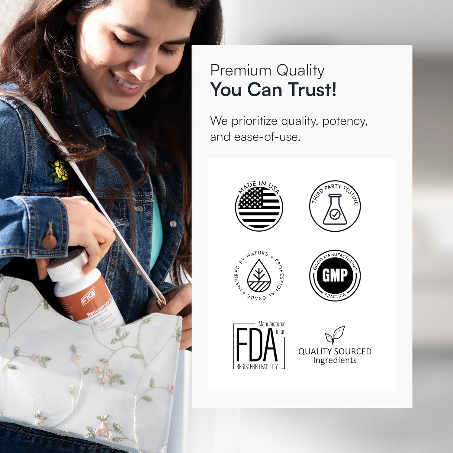 FIQ - Recuperate IQ - 5-in-1 Copper Supplements with Copper Bisglycinate - Easy-to-Swallow 2mg Capsules - High Absorption, Boosts Energy - 60 Capsules Nirvana Guru